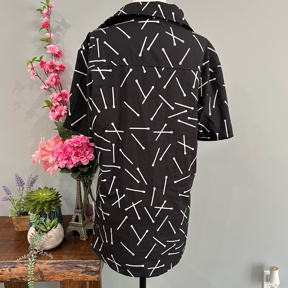 Order Plus Button Up T-Shirt - Picture 3 of 14